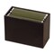 Dacasso Classic Black Leather Hanging File Folder Box AG-1093 - alternate 2